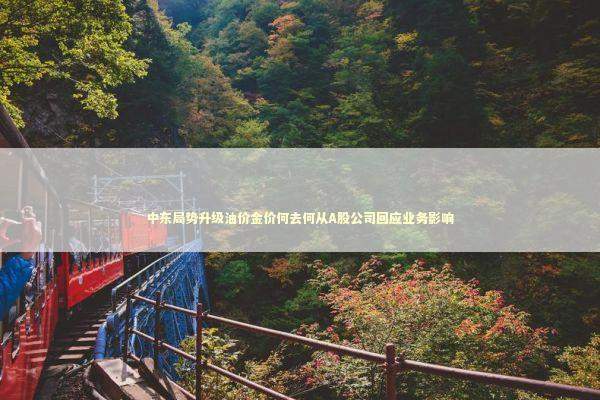 中东局势升级油价金价何去何从A股公司回应业务影响 新闻