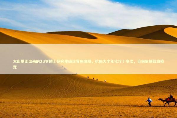 大山里走出来的23岁博士研究生确诊胃癌晚期，抗癌大半年化疗十多次，目前病情暂趋稳定