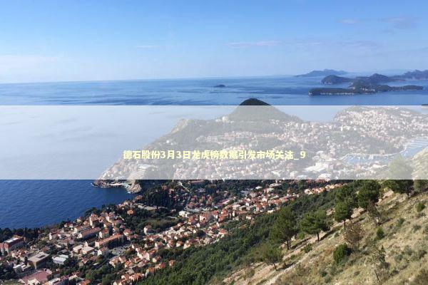 德石股份3月3日龙虎榜数据引发市场关注_9 新闻